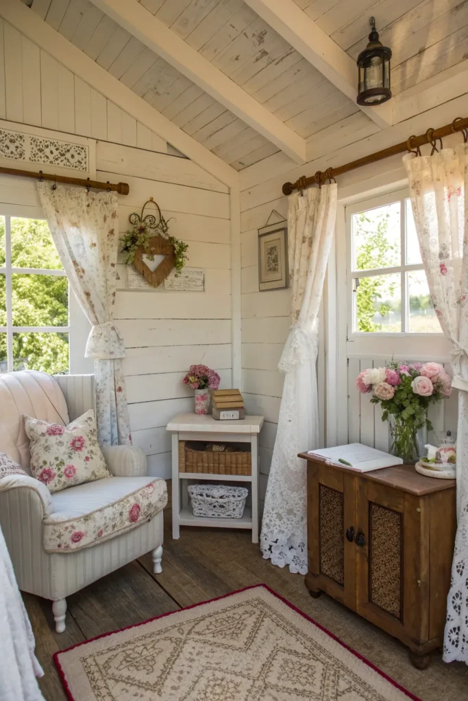 15 Small She Shed Interiors Unleashing Cozy Creativity 2 wc 1
