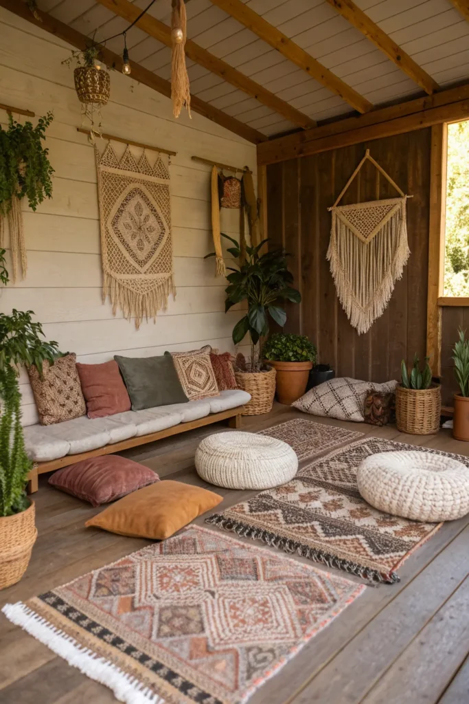 15 Small She Shed Interiors Unleashing Cozy Creativity 5 wc 4