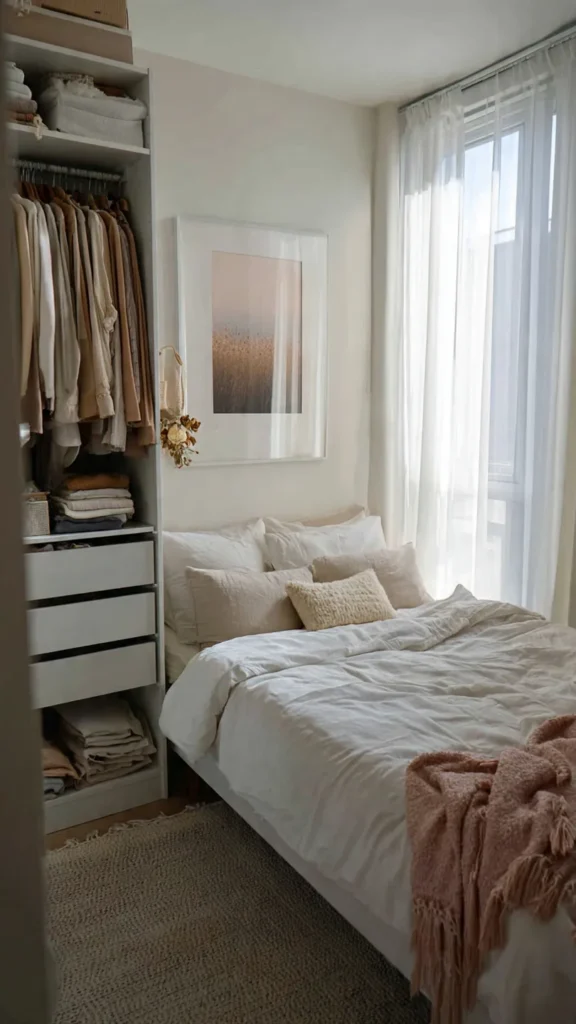 15 Bedroom Organization Ideas for a Calm, Functional, and Clutter-Free Space 16 we15