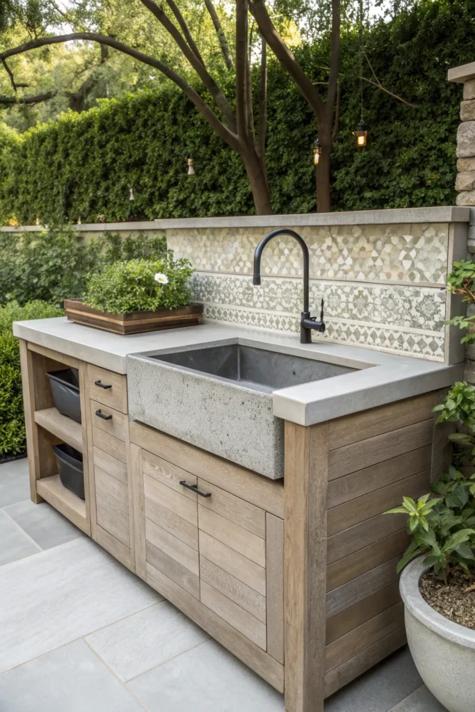 15 Simple Garden Sink Setups for Outdoor Life 15 ws 14