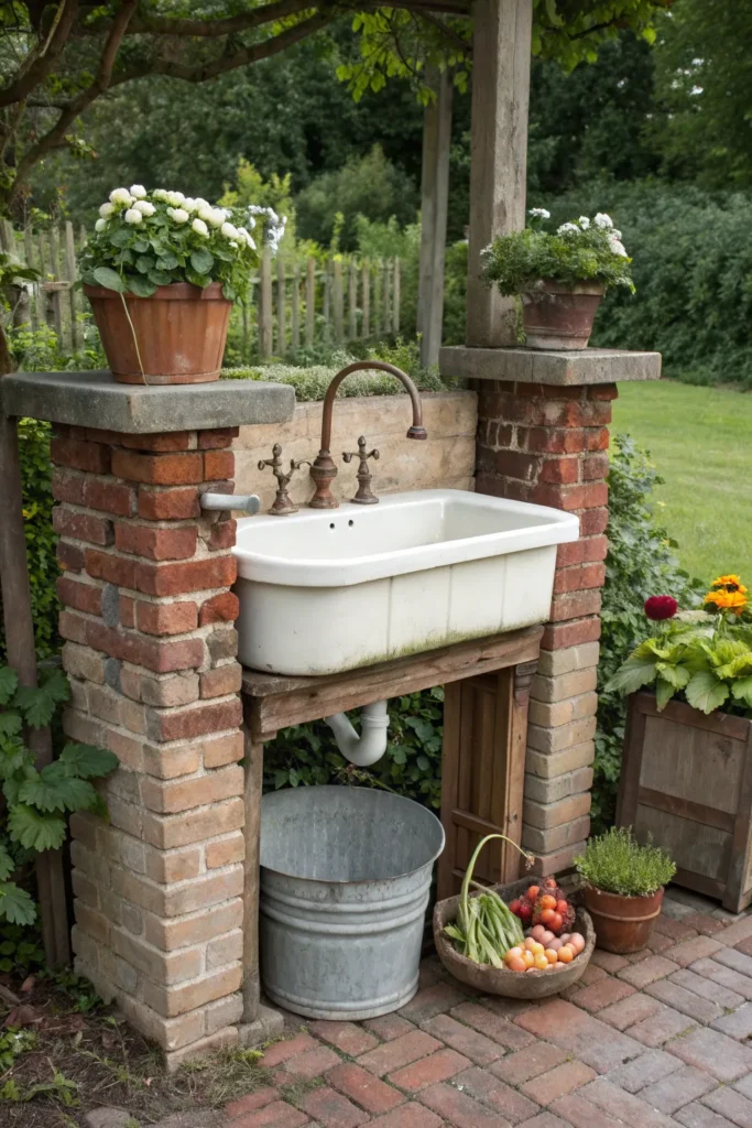 15 Simple Garden Sink Setups for Outdoor Life 4 ws 3