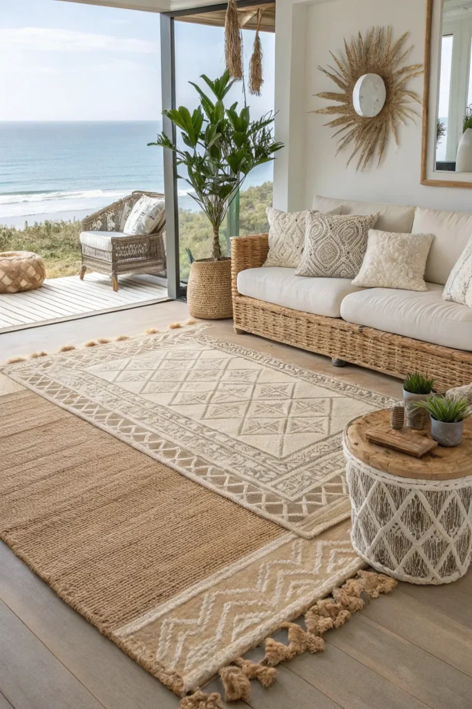 15 Stunning Boho Coastal Living Room Ideas for a Beachy Home 13 xc12