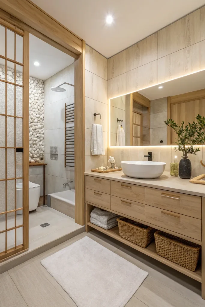 15 Bathroom Designs That Explore the Fusion of Zen and Modernism 4 yh 3