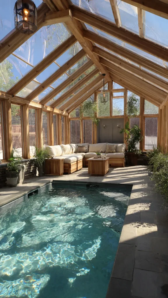 14 Greenhouse Hot Tub Ideas for a Year-Round Spa Escape 13 za12