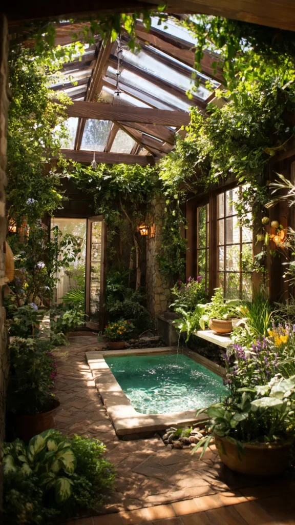 14 Greenhouse Hot Tub Ideas for a Year-Round Spa Escape 9 za8
