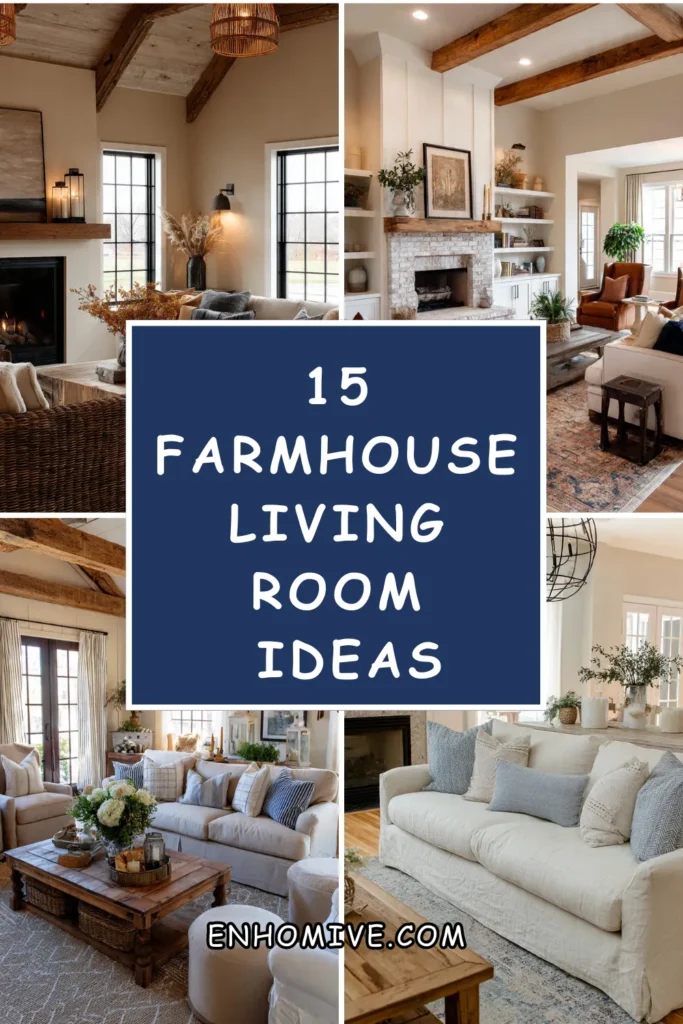 15 Farmhouse Living Room Ideas for Cozy, Inviting Spaces 1 7