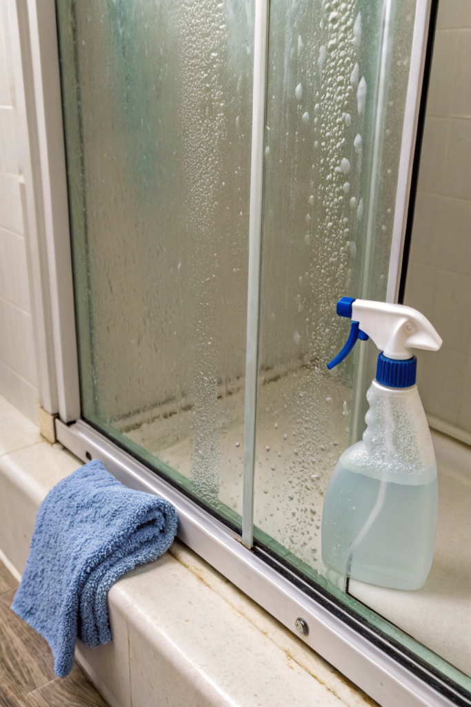 10 Seriously Brilliant Hydrogen Peroxide Hacks For Your Home 5 7 remove soap scum from glass shower doors soap r