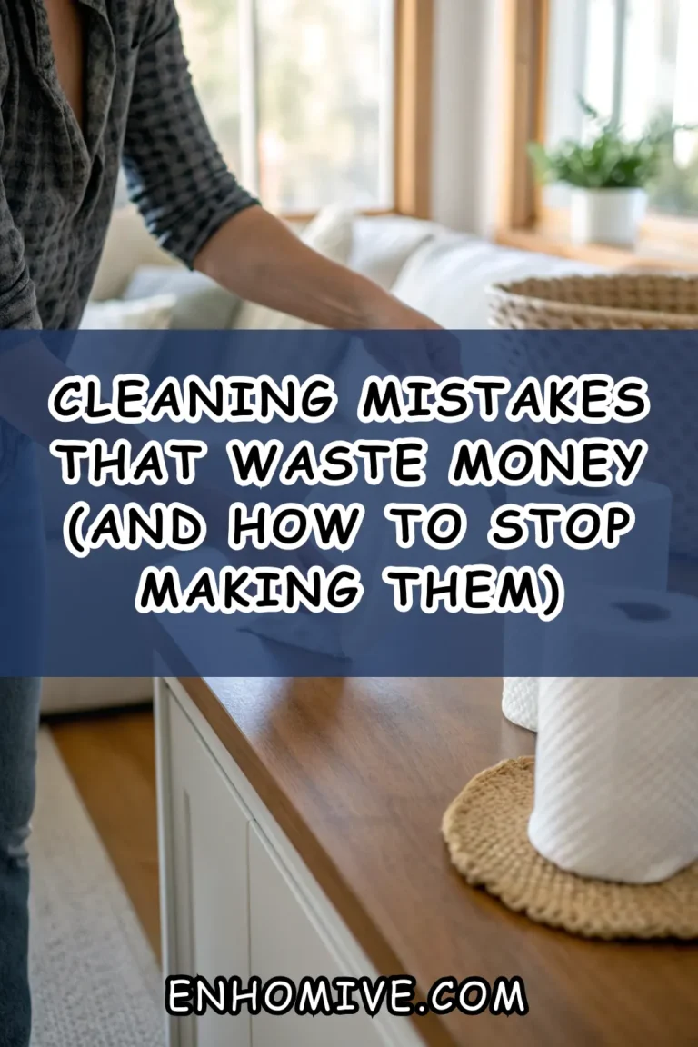 Cleaning Mistakes That Waste Money (And How to Stop Making Them)