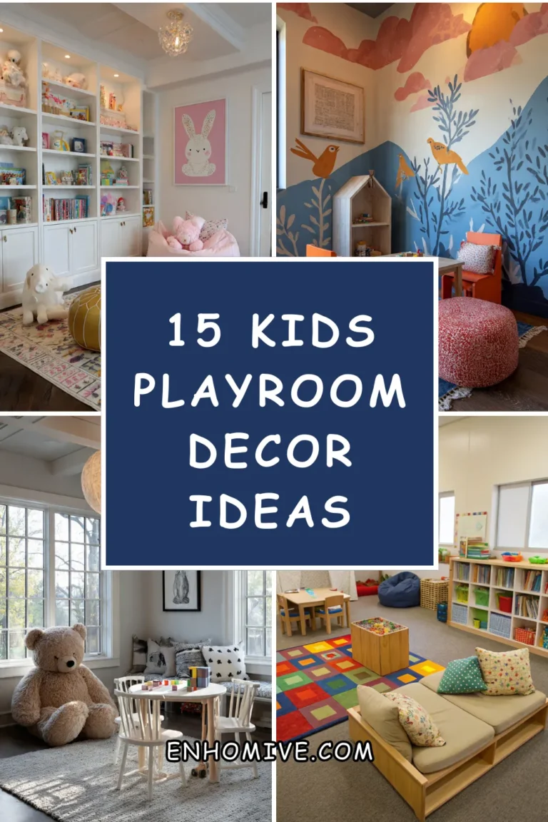 15 Kids Playroom Decor Ideas for Fun and Function