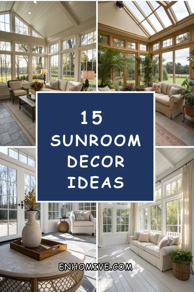 15 Sunroom Decor Ideas to Create a Bright, Relaxing Retreat
