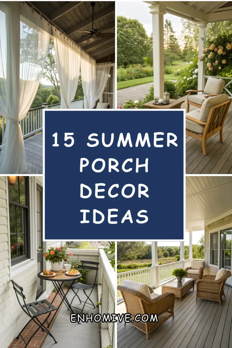 15 Summer Porch Decor Ideas for Easy Outdoor Style
