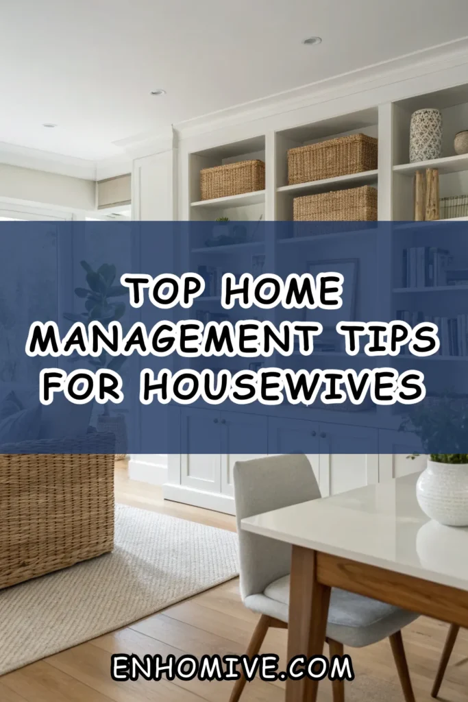 Top Home Management Tips For Housewives 1 How 24