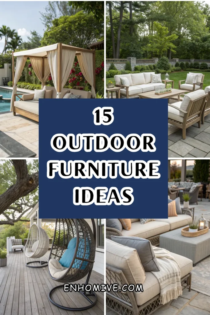 15 Outdoor Furniture Ideas That Combine Comfort and Style 1 How 25