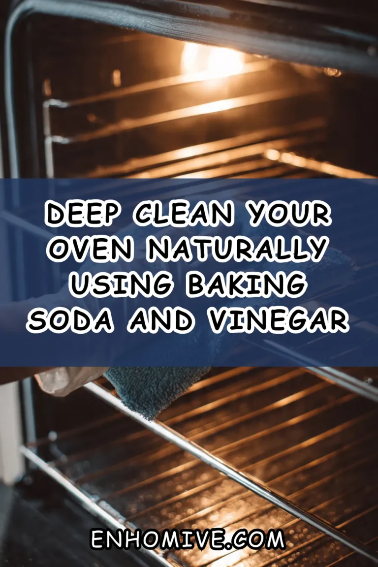 Deep Clean Your Oven Naturally Using Baking Soda and Vinegar