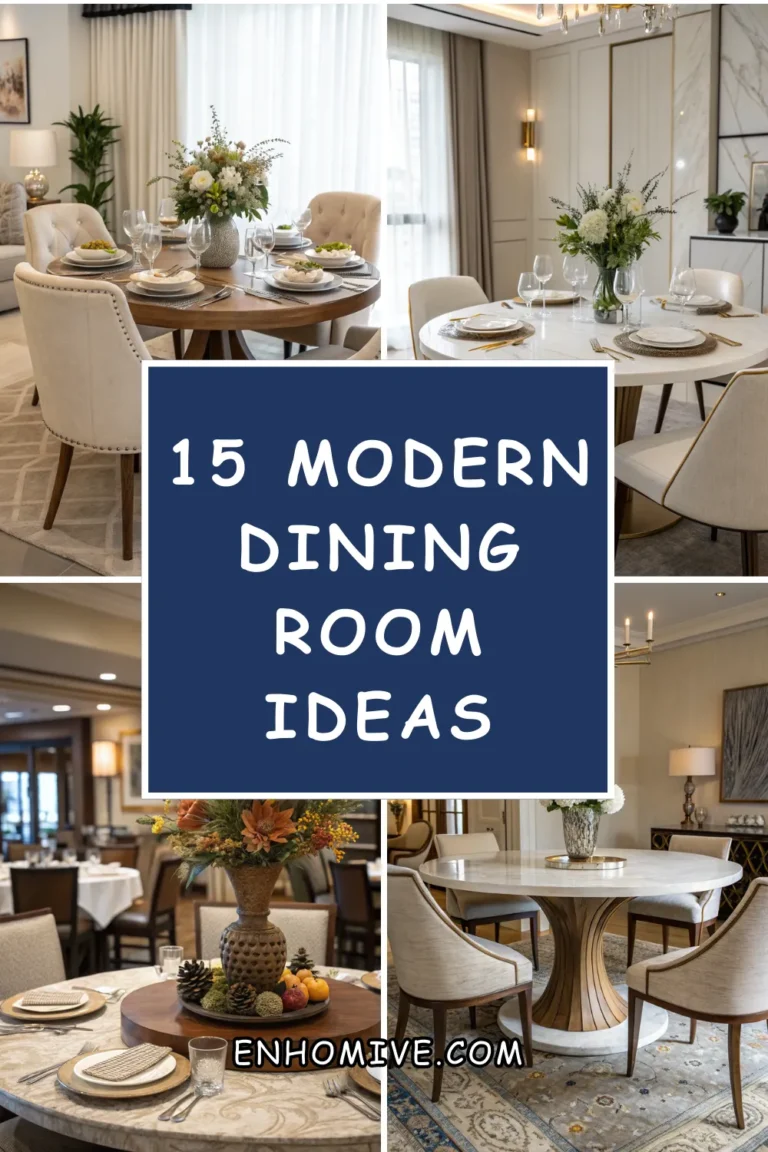 15 Modern Dining Room Ideas for Elegant Entertaining