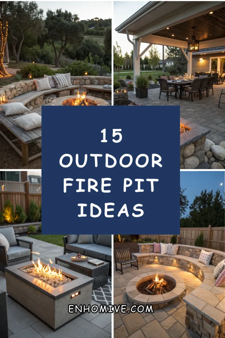 15 Outdoor Fire Pit Ideas for Cozy Nights Outside