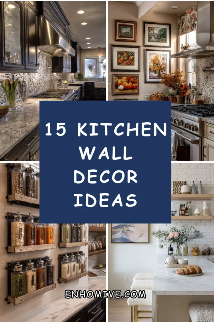15 Kitchen Wall Decor Ideas to Add Personality 1 How 34