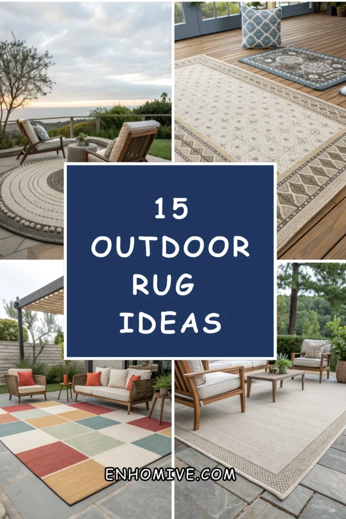 15 Outdoor Rug Ideas to Tie Your Patio Together 1 How 35