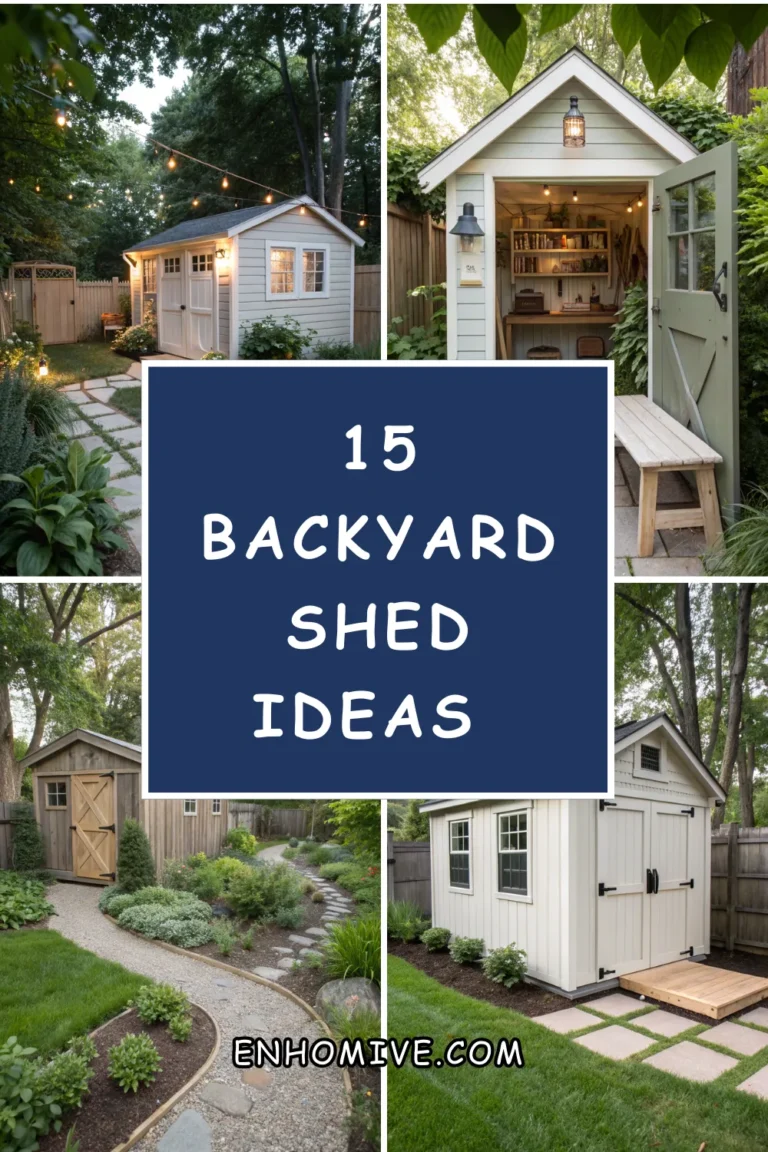 15 Backyard Shed Ideas That Blend Function and Style