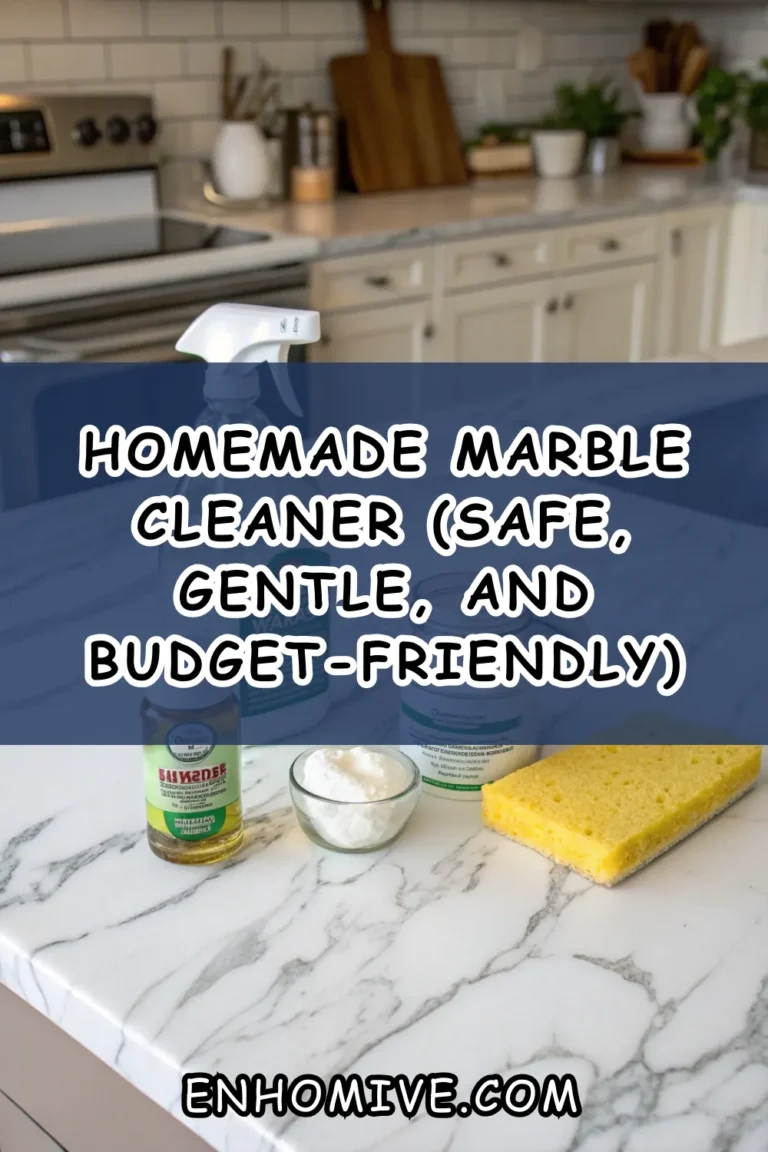 Homemade Marble Cleaner (Safe, Gentle, and Budget-Friendly)