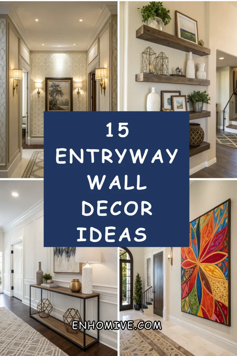 15 Entryway Wall Decor Ideas That Make a Statement