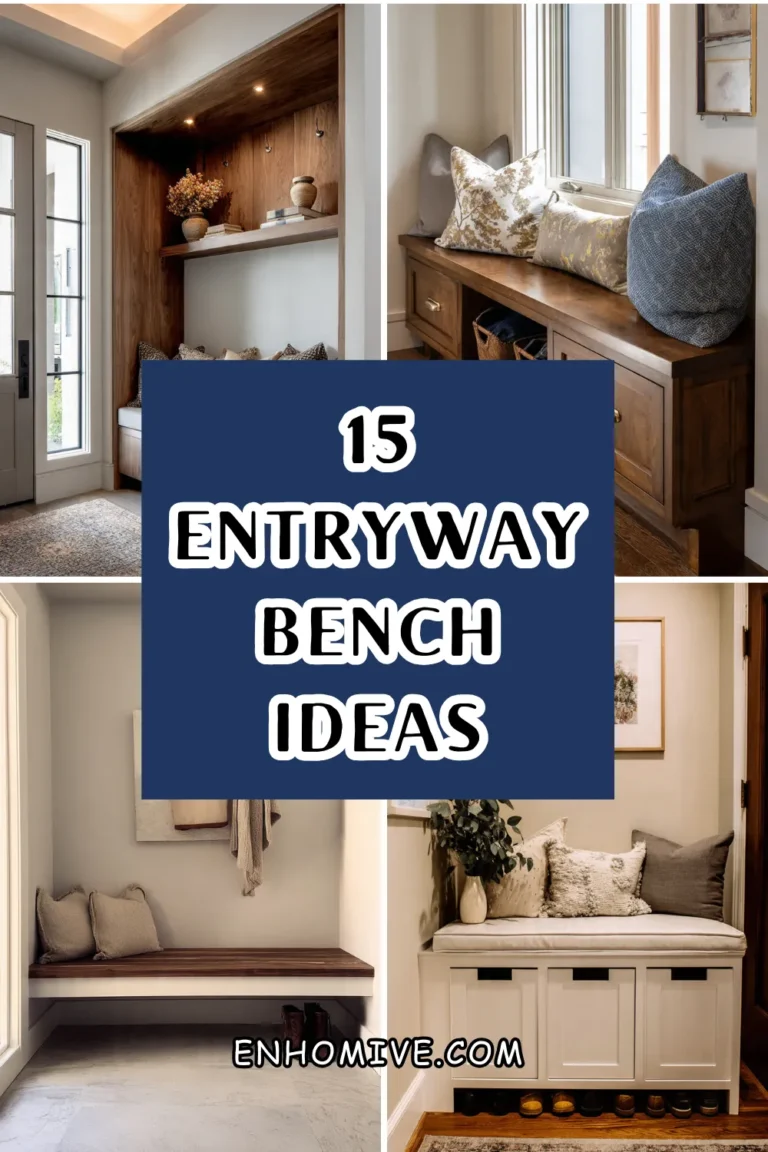 15 Entryway Bench Ideas