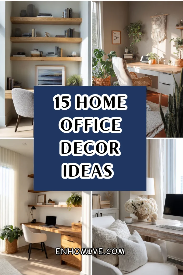 15 Home Office Decor Ideas to Create a Productive and Stylish Workspace