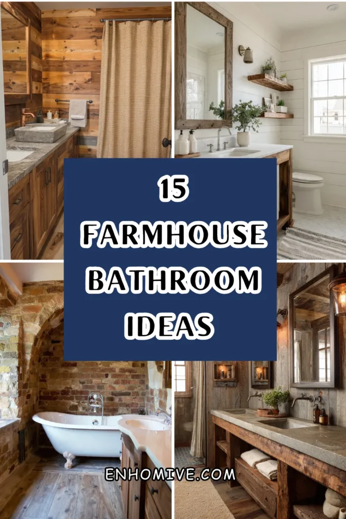15 Farmhouse Bathroom Ideas 1 How 9