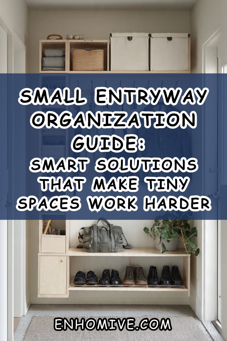 Small Entryway Organization Guide: Smart Solutions That Make Tiny Spaces Work Harder