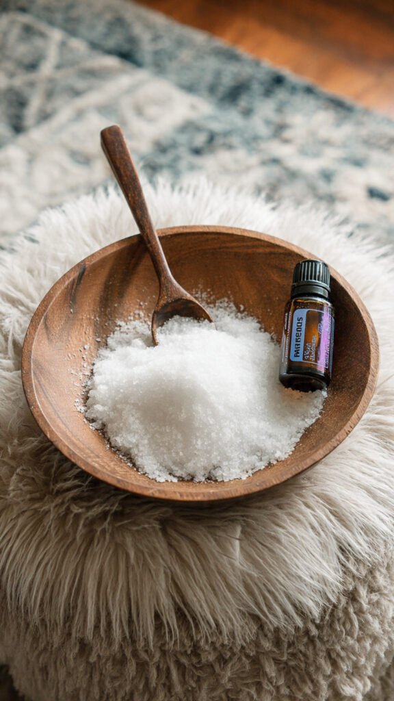 Forget Chemical Sprays: Why Epsom Salt Potpourri is the New Go-To for Fresh Homes 2 a bowl of epsom salt and essential