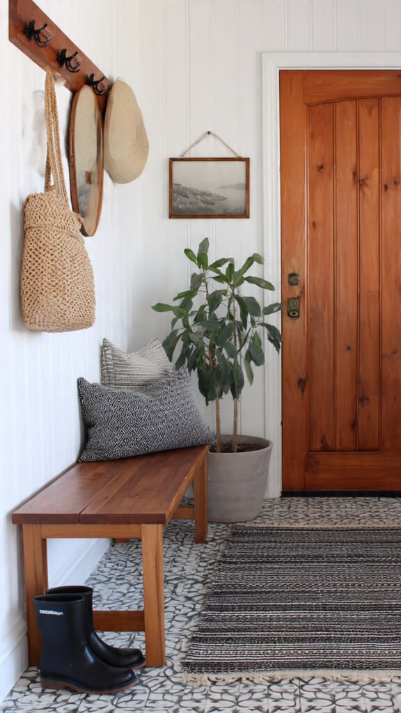 Budget vs Luxury Small Entryway Setup: Smart Ways to Organize Any Space 2 a functional entryway with budget friendly solutions