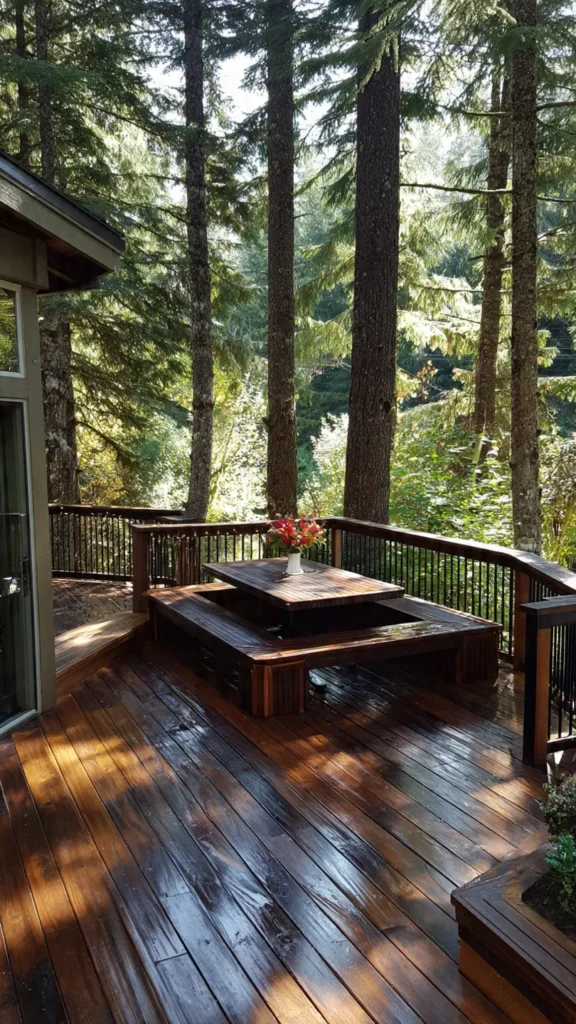 15 Backyard Deck Ideas for Relaxing & Entertaining 8 cm7