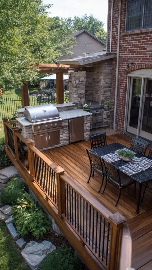 15 Backyard Deck Ideas for Relaxing & Entertaining 10 cm9