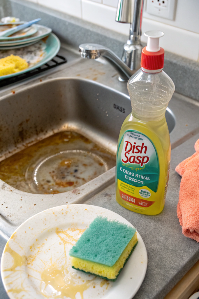 Minimalist Cleaning Supply Checklist: Everything You Need and Nothing You Don’t 3 dish soap dish soap is more powerful than most peo