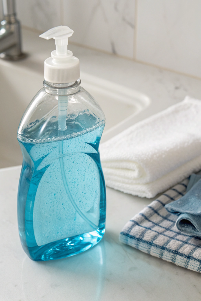 Budget Cleaning Staples Every Home Should Have 4 dish soap simple dish soap is far more powerful th