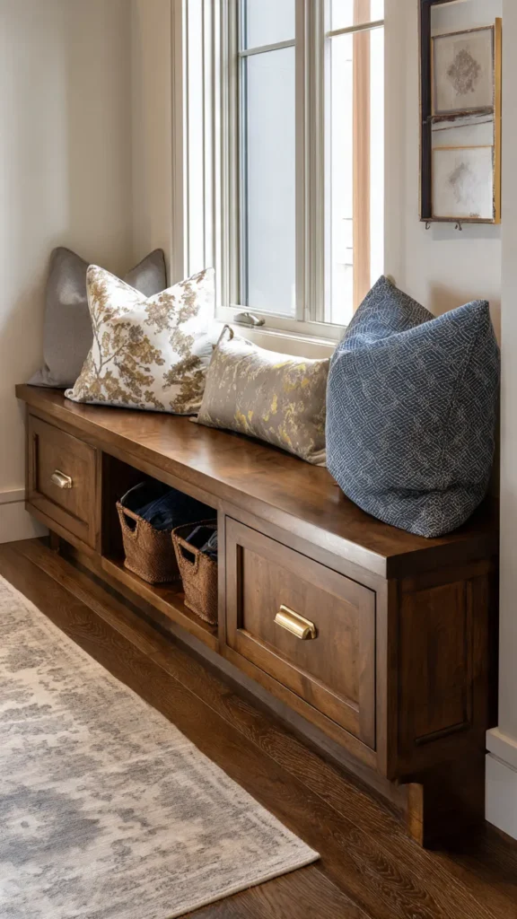 15 Entryway Bench Ideas 10 fc9