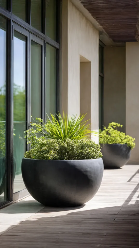 15 Outdoor Planter Ideas to Elevate Your Garden, Patio, and Entryway 12 gb11