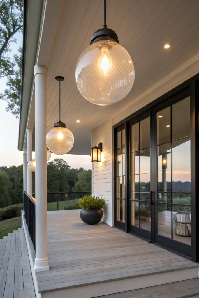 15 Front Porch Lighting Ideas for a Warm, Welcoming Glow 12 gv 11