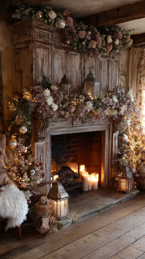 15 Holiday Mantel Decor Ideas for Festive Styling 12 gv11