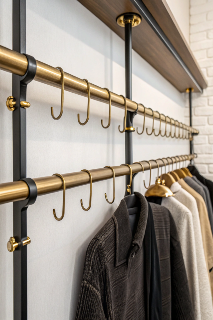 Budget vs Luxury Small Entryway Setup: Smart Ways to Organize Any Space 9 high end wall storage and hook systems luxury hook