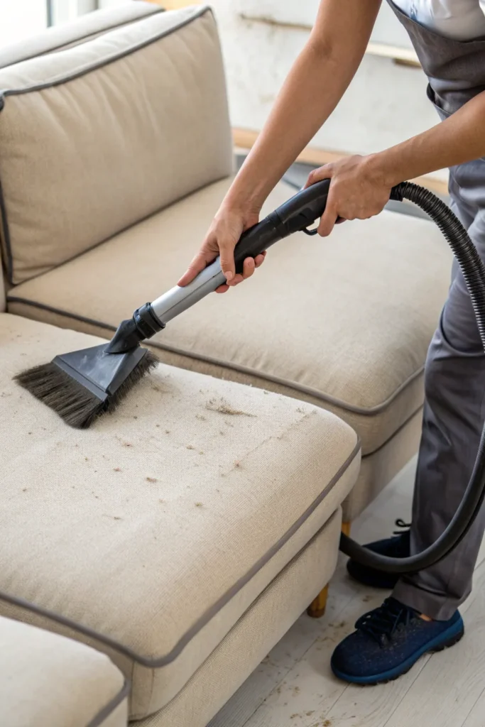 Budget vs Professional Upholstery Cleaning: Which Option Is Right for You? 3 method 1 the vacuum and brush approach this is th