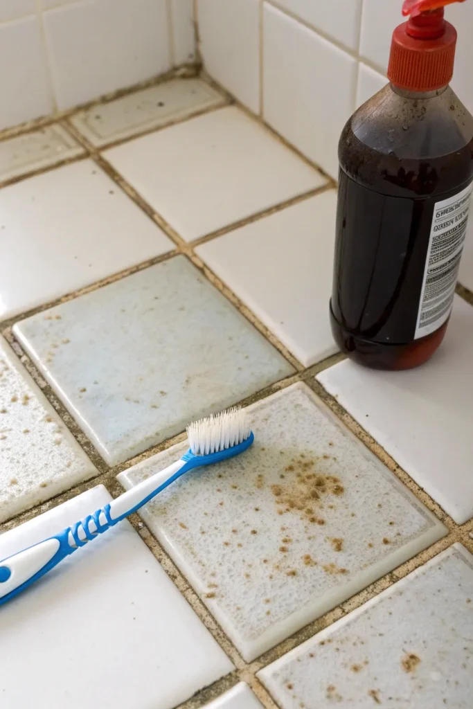 Budget vs Premium: Best Ways to Clean Your Bathroom Tiles 3 method 3 hydrogen peroxide for grout and mildew h