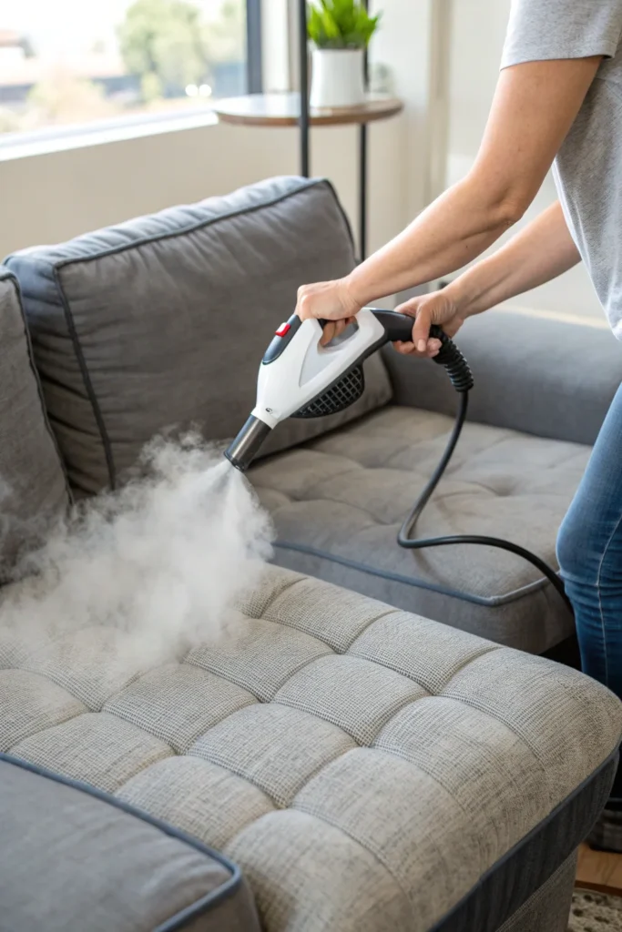 Budget vs Professional Upholstery Cleaning: Which Option Is Right for You? 5 method 3 steam cleaning with a handheld steamer a