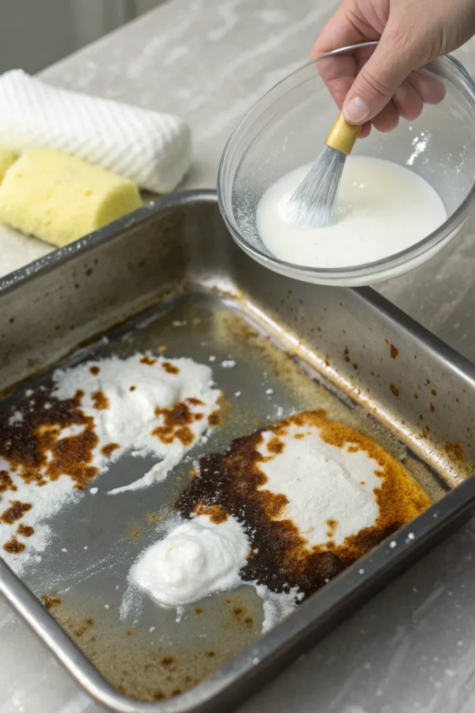How to Remove Burnt Food From Pots and Pans Easily 4 method 4 cream of tartar for aluminum and stubbo