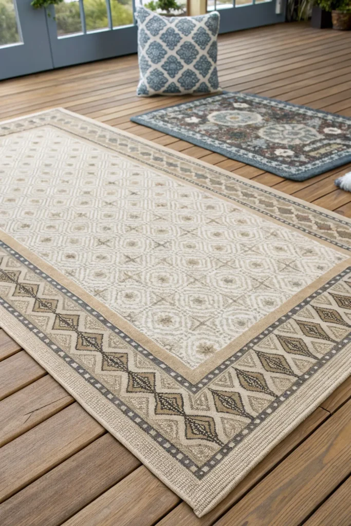 15 Outdoor Rug Ideas to Tie Your Patio Together 7 qc 6