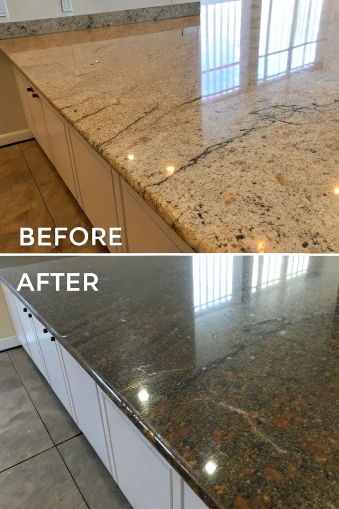 How to Make Homemade Granite Cleaner (Safe, Effective, and Budget-Friendly) 5 removing water spots from granite water spots come