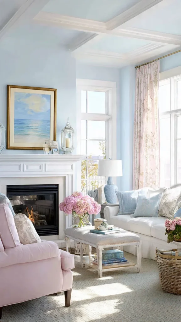 15 Summer Mantel Decor Ideas to Brighten Your Home 7 wa6