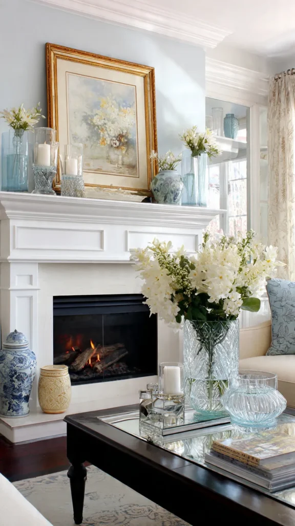 15 Summer Mantel Decor Ideas to Brighten Your Home 8 wa7