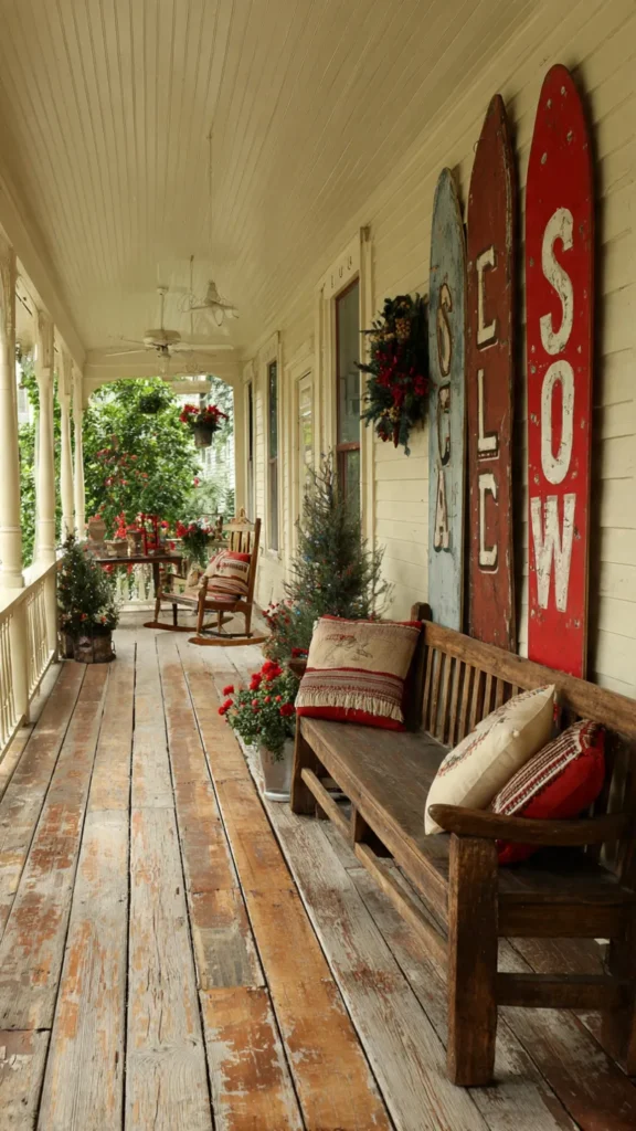 15 Holiday Porch Decor Ideas 10 wx9