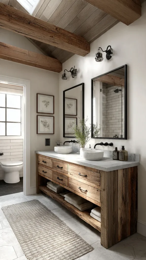 15 Modern Farmhouse Bathroom Ideas for a Stylish Refresh 10 yh9 1